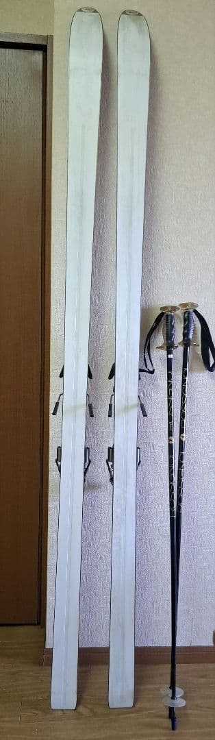 【ジャンク/希少】ロシニョール スキー板 190cm ＆ ストック 117cm