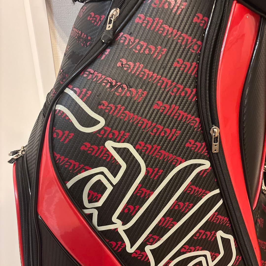 Callaway キャディバッグ 黒 赤