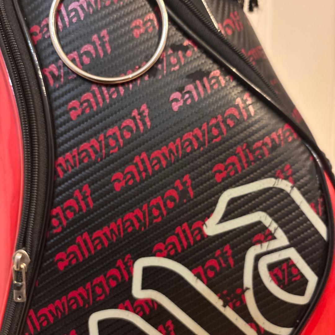 Callaway キャディバッグ 黒 赤