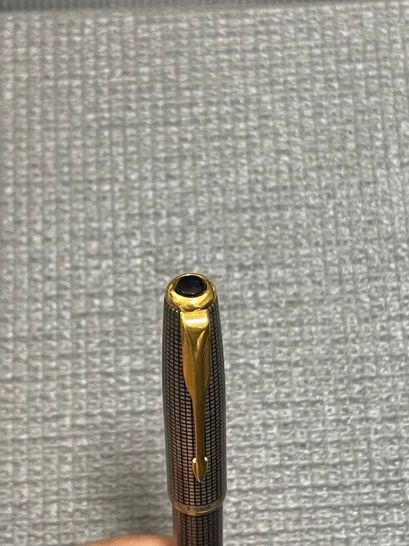 PARKER SONNET万年筆SV925シルバーカラー ペン先 K18 750