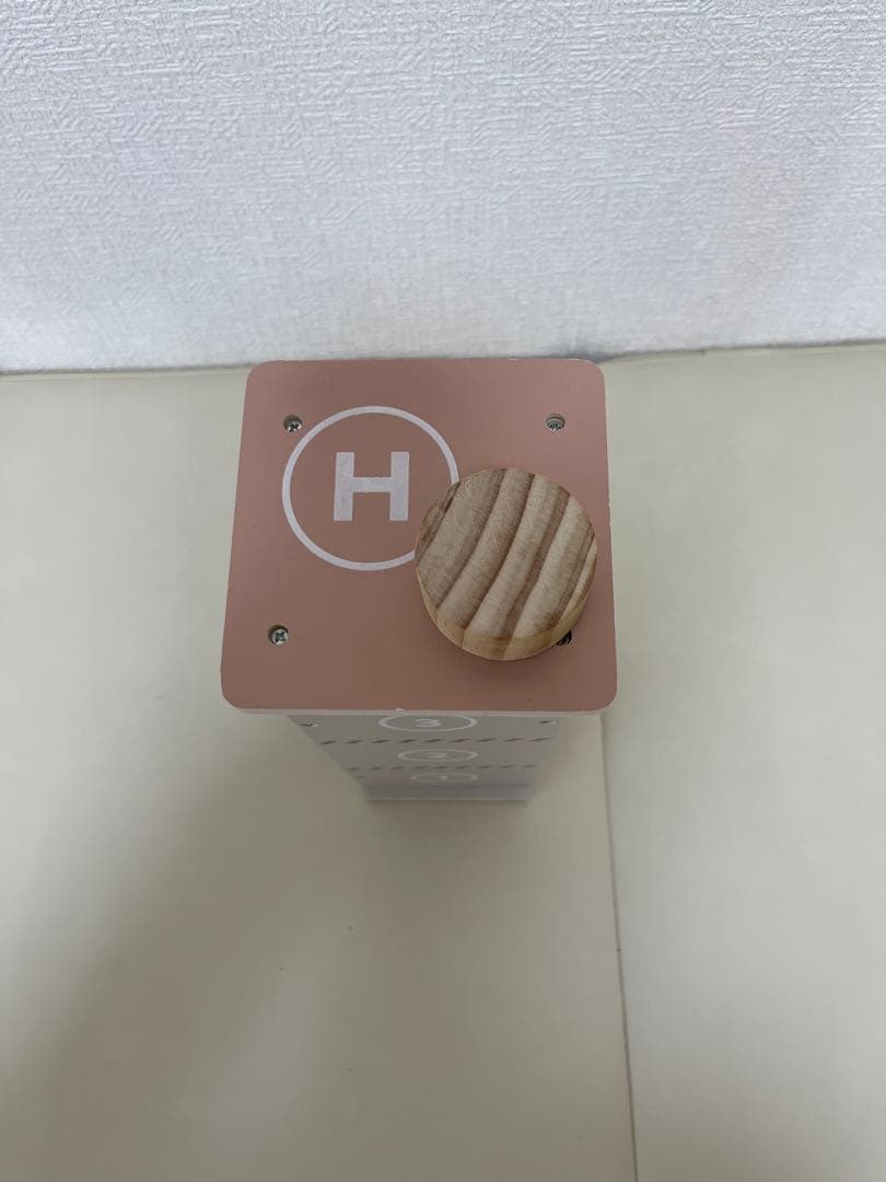 3COINS ミニカー立体駐車場　収納棚　エレベーター三点セット