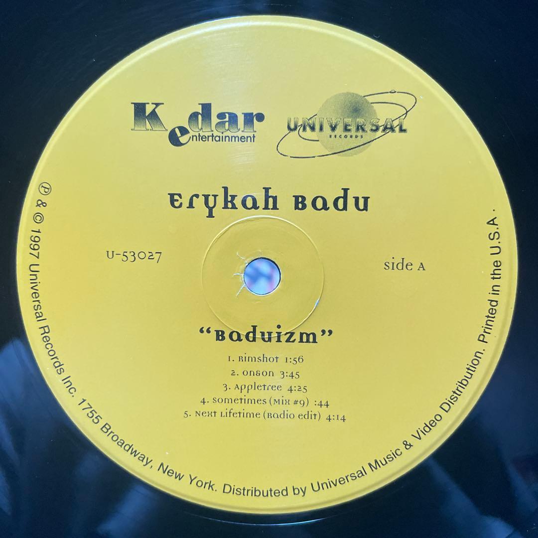 Erykah Badu Baduizm LP US オリジナル盤 レコード