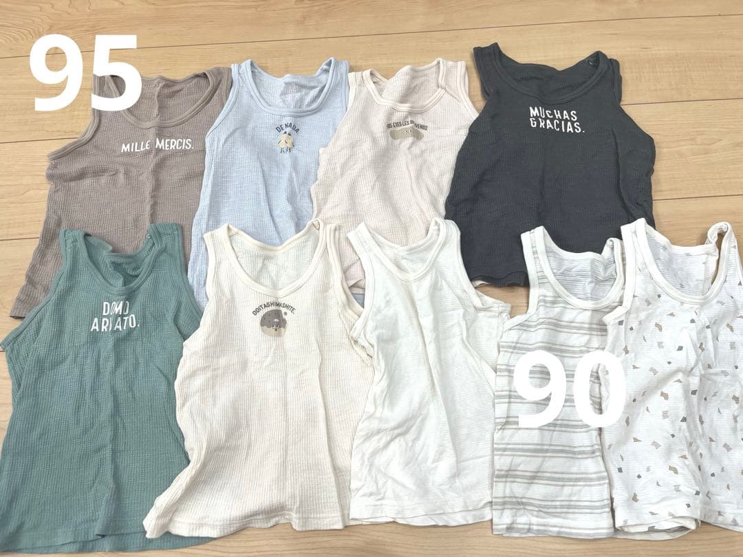 テータテート　淡色系　ベビー夏服　まとめ売り　90