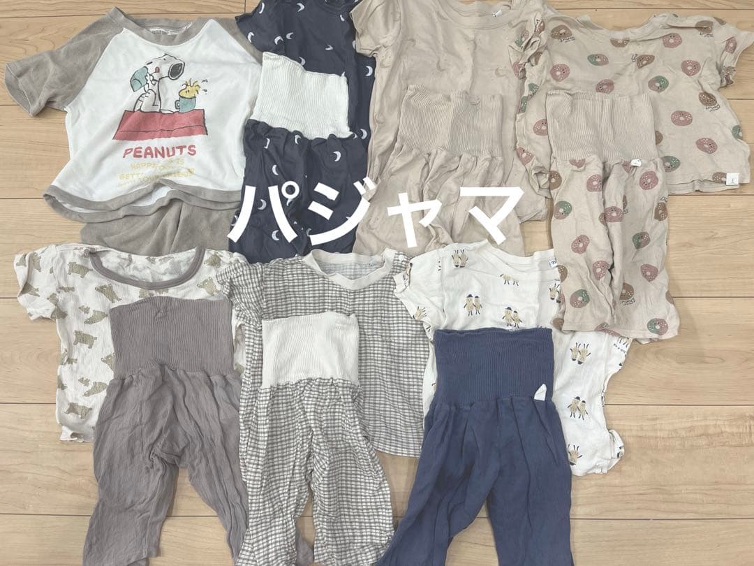 テータテート　淡色系　ベビー夏服　まとめ売り　90