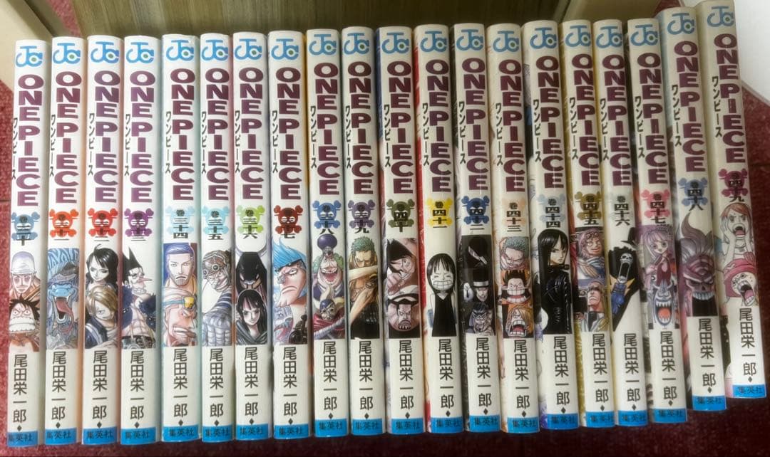 ONE PIECE 1～74巻＋107巻尾田栄一郎著