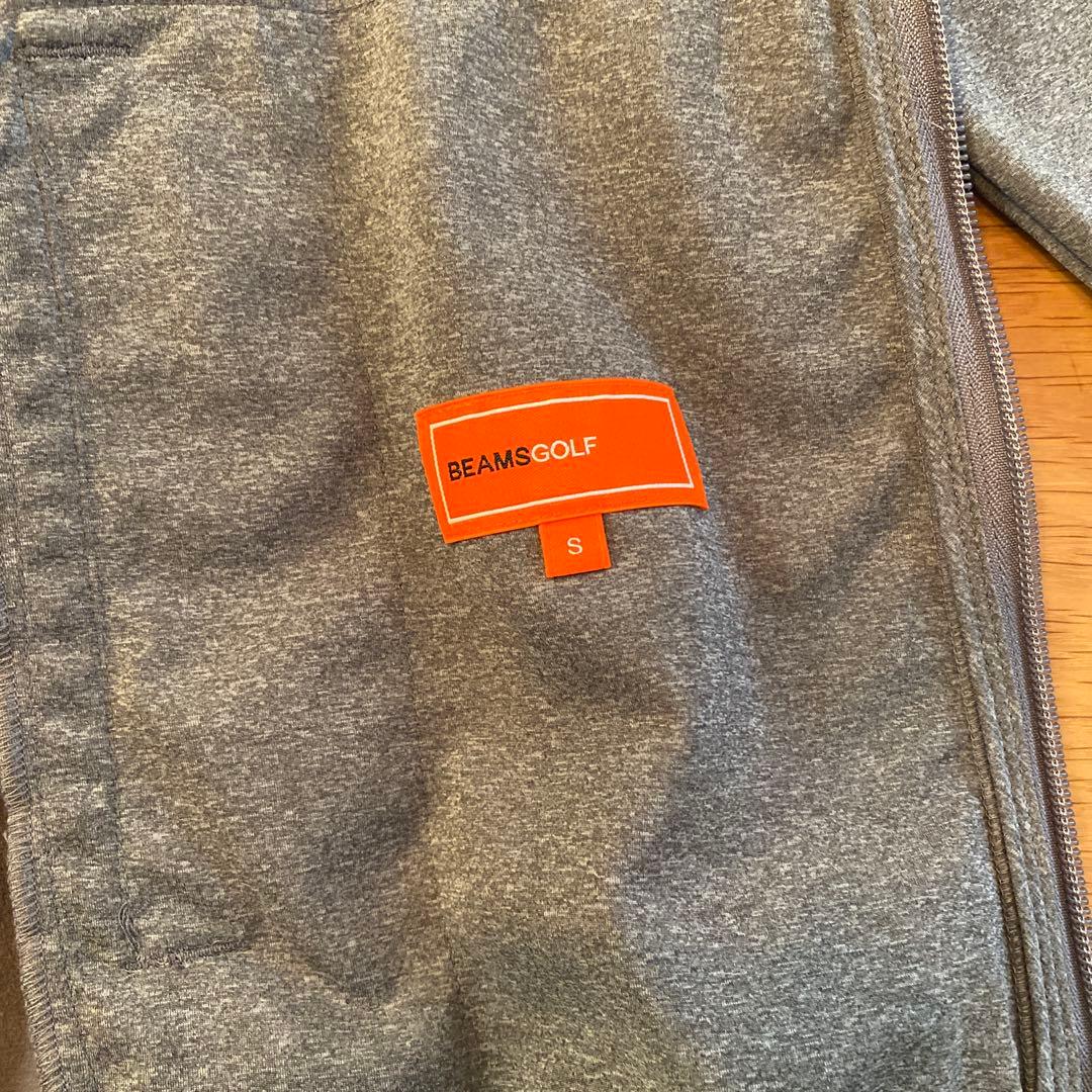 BEAMS GOLF グレー ジップ アウター ブルゾン ジャケット 裏起毛