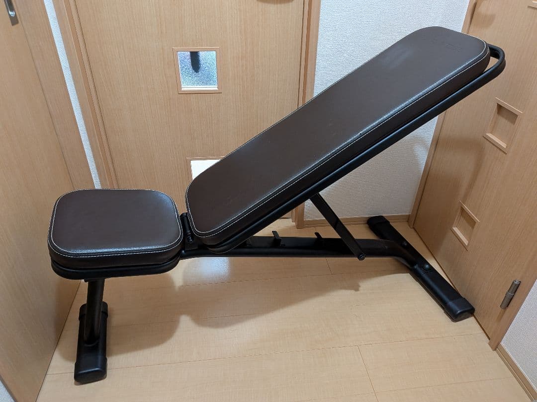 【直接引取限定・東京羽村市】総額6万超-可変ダンベル40kg×2＋ベンチ＋マット
