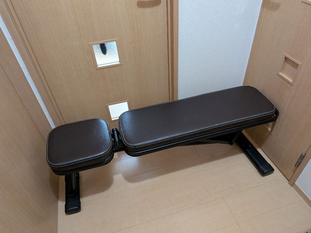【直接引取限定・東京羽村市】総額6万超-可変ダンベル40kg×2＋ベンチ＋マット