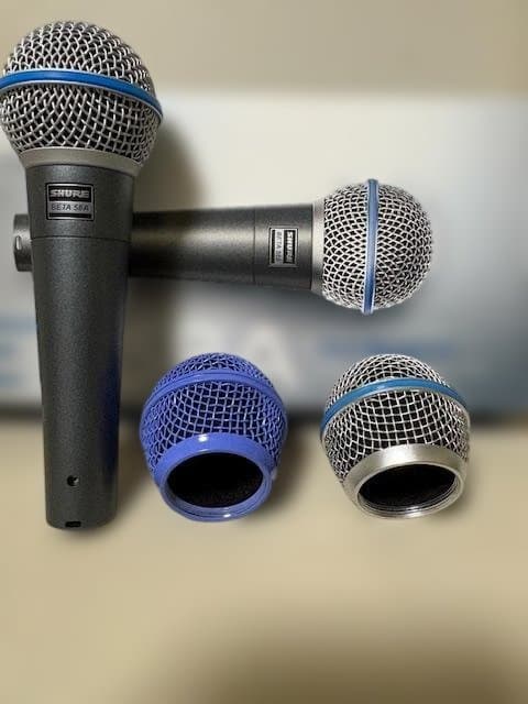 SHURE BETA 58A ダイナミックマイク★殆ど未使用品おまけヘッド2個