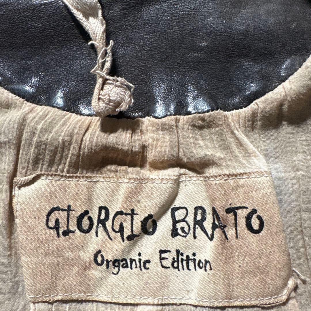 ジャケット・アウター Giorgio Brato leather blouson 46 brown