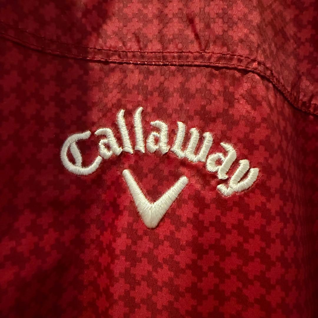 Callaway キャロウェイ 3way 赤　ジャケット XL メンズ　ゴルフ