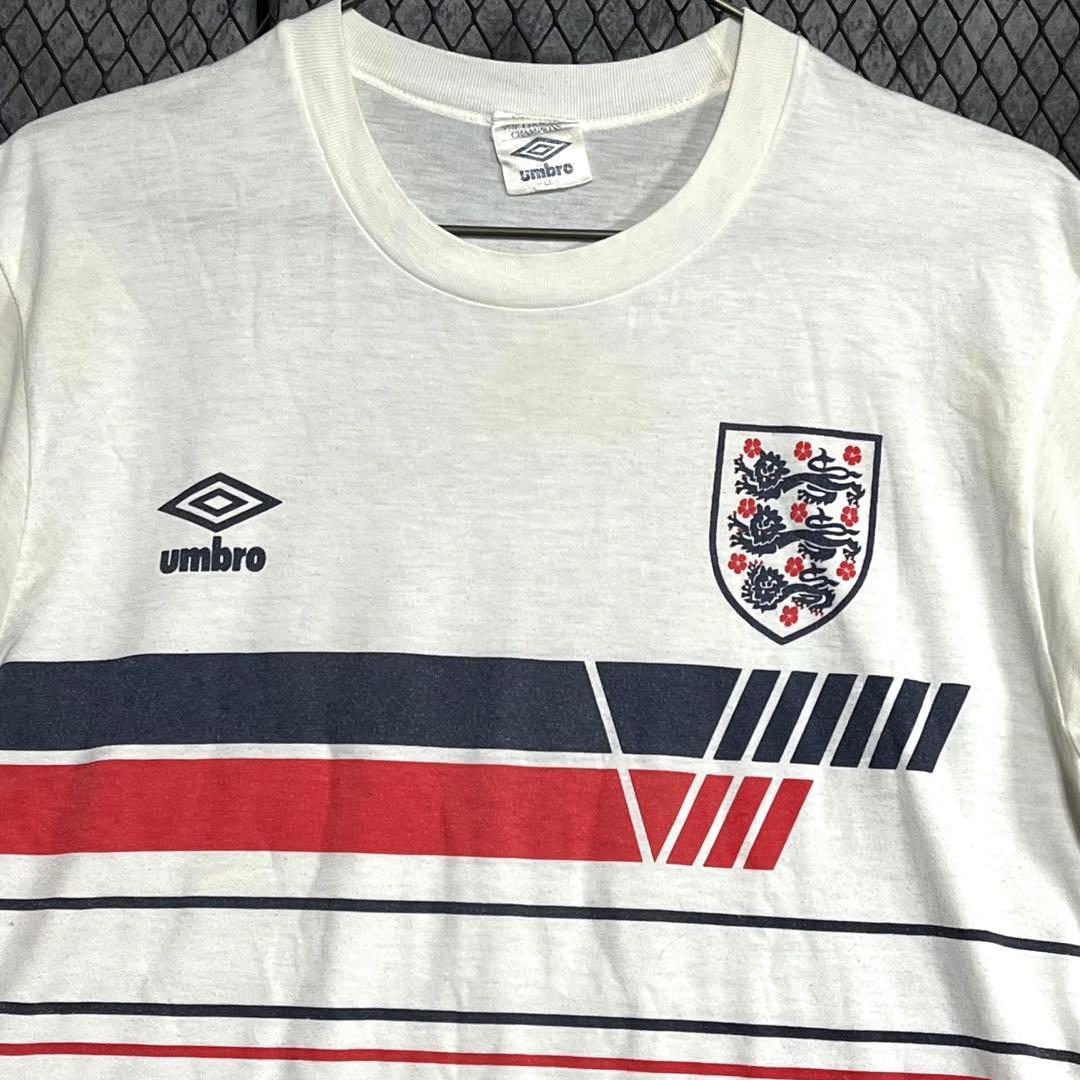 幻級　激レア　アンブロ　イングランド代表　Tシャツ　80年代　ヴィンテージ