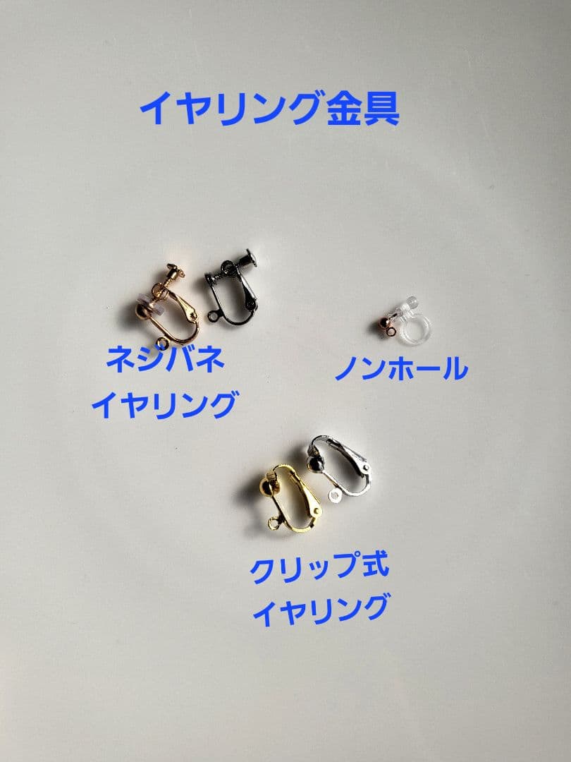 ソウタシエ アクセサリーセット パープル シージョ留めと耳飾りのセット