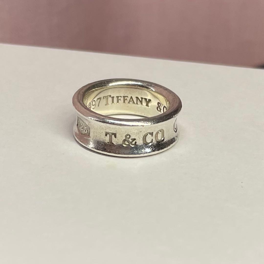 値下げ可能‼️【中古】ティファニーリング1837 ナローシルバー925約7号