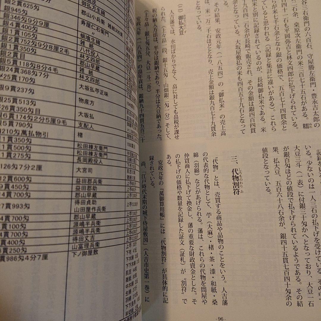 ■希少■人吉藩 小論集 質民のくらしと政治 II