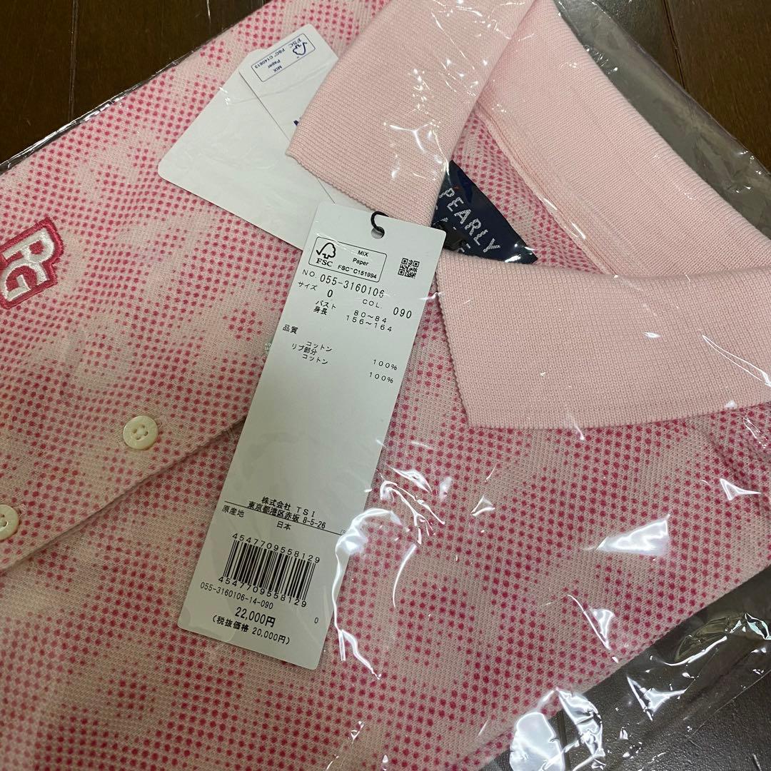 原プロ着用★人気完売パーリーゲイツPEARLYGATES半袖カノコポロシャツ