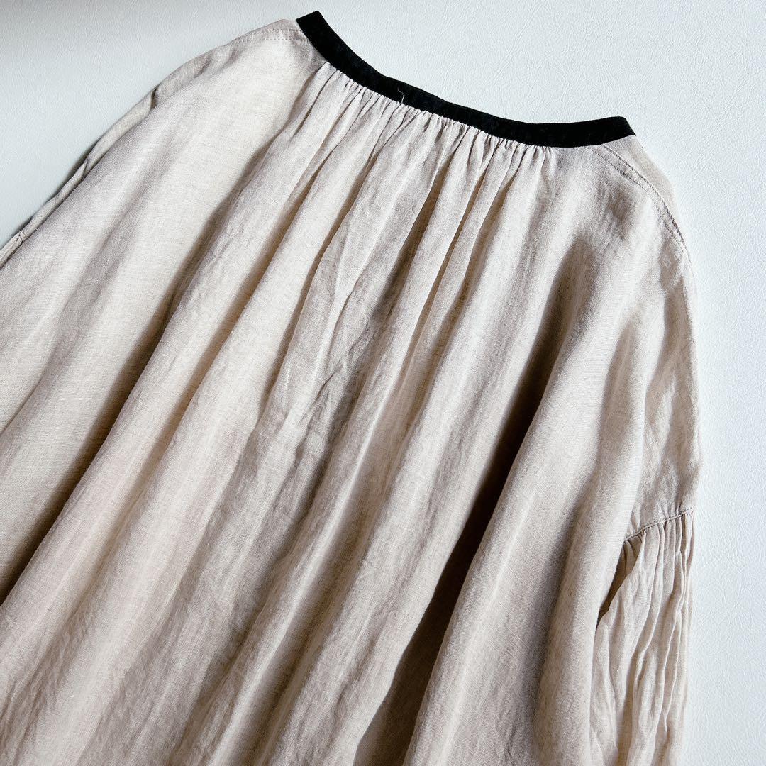 nest Robe ネストローブ ⿻ リネン スモックドレス ワンピース 春