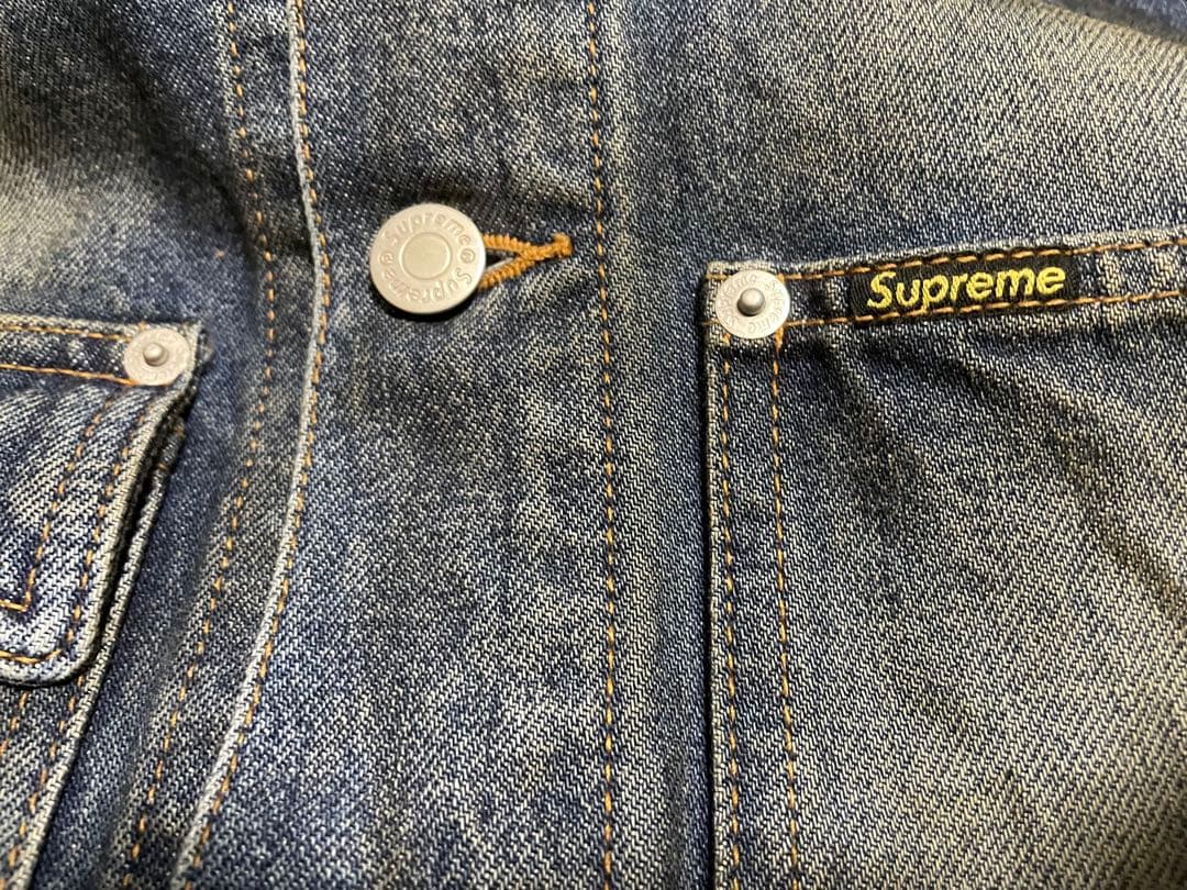 最安値！Supreme Distressed Selvedge Jacket