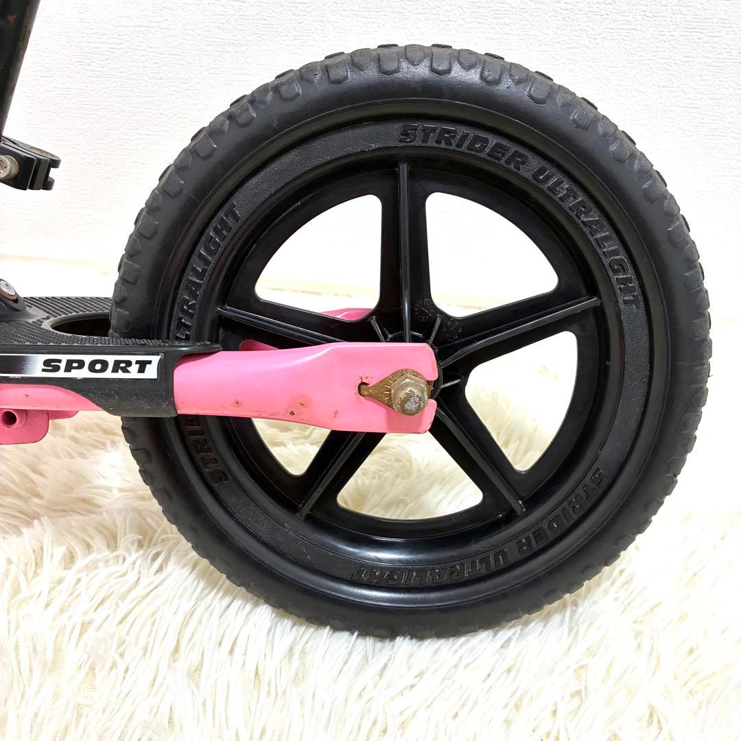 STRIDER スポーツ 12インチ ピンク バランスバイク アルコール除菌済み