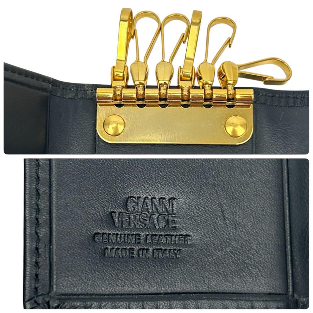 ヴェルサーチェ VERSACE メドゥーサ レザー キーケース 6連