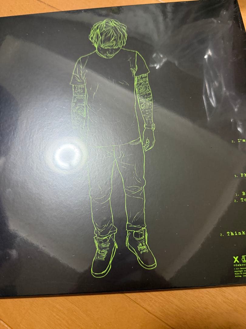 Ed Sheeran X clear vinyl、＝　Black vinyl