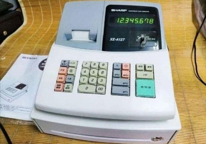 シャープレジスター　XE-A127　簡単便利特殊　送料込　653101