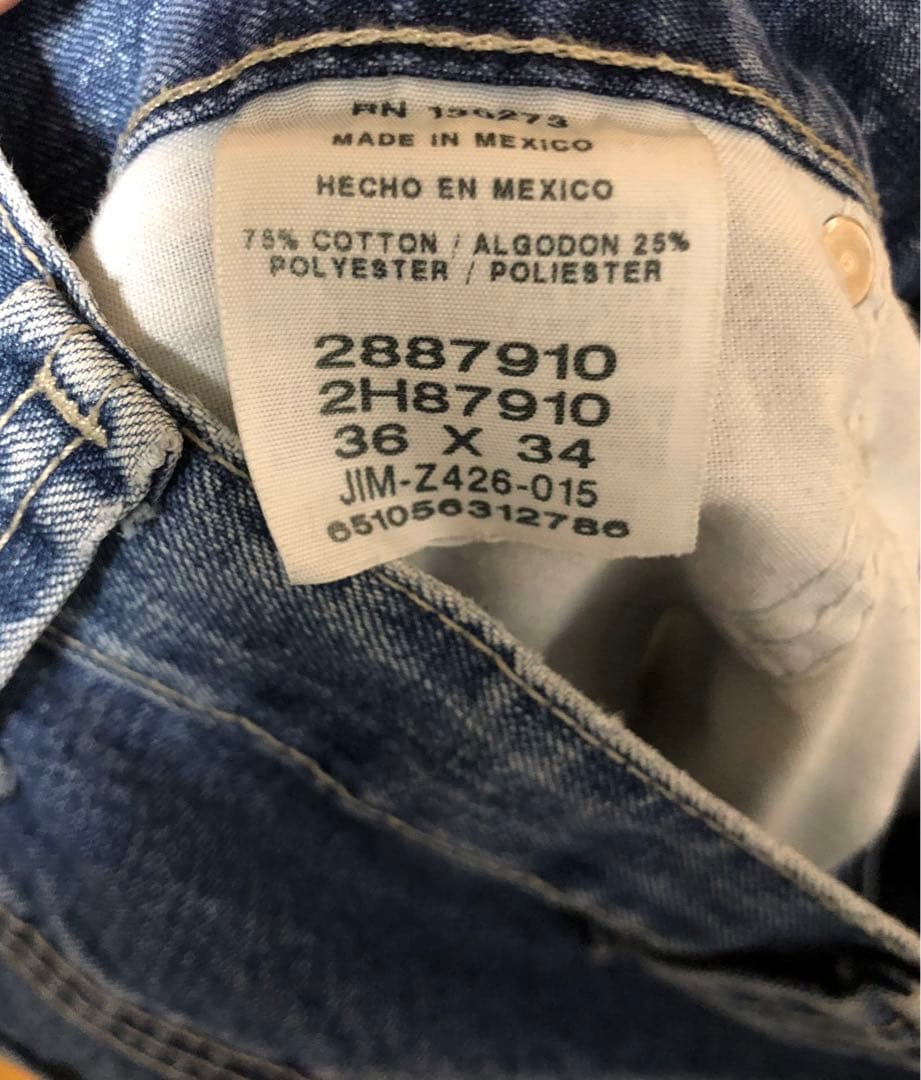 Leeメキシコ製 ルーズフィットペインターパンツ36/34 2887910