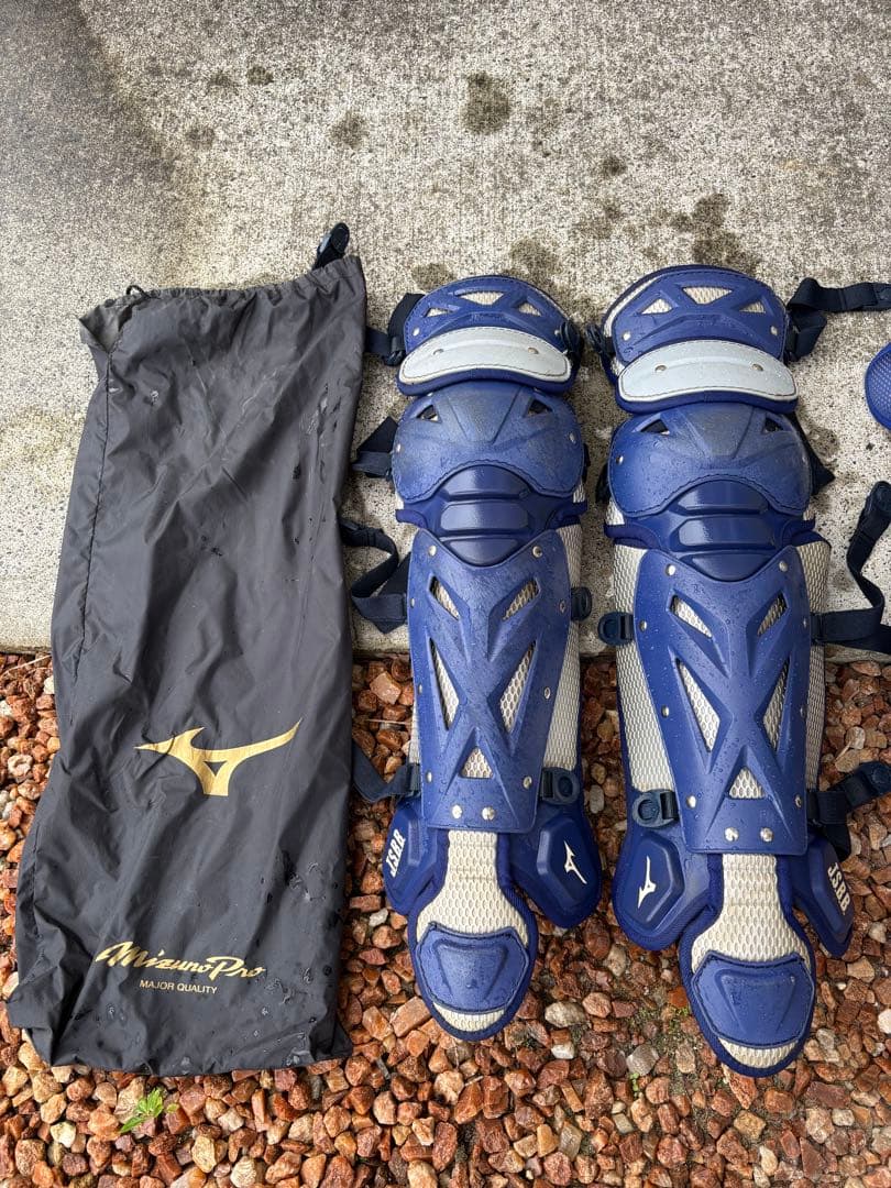 Mizuno キャッチャー用防具 フルセット マルチキャスターバック付き