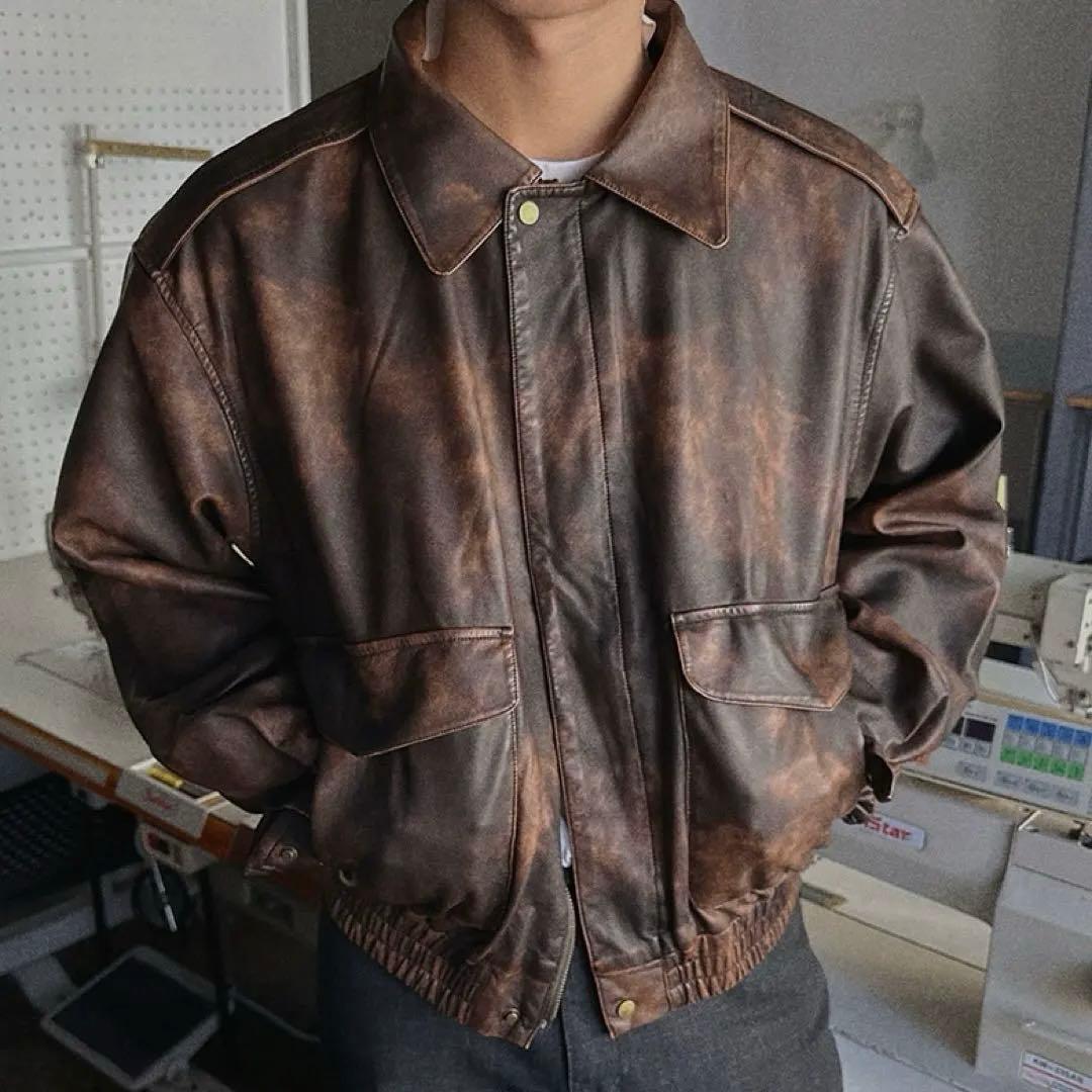 ジャケット・アウター ASCLO Vintage Aviation Flight Jumper