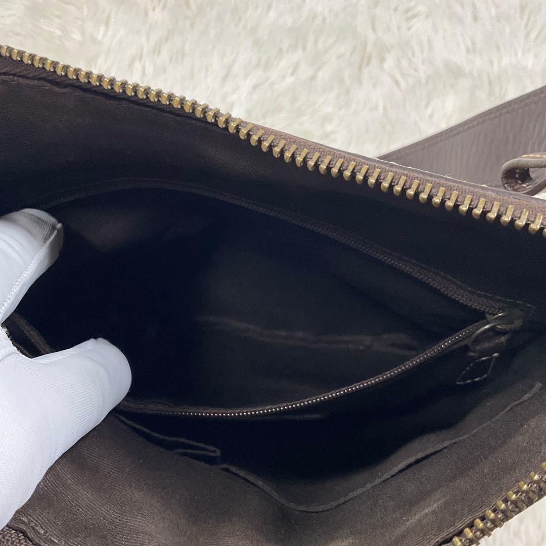 COACH コーチ ショルダーバッグ レオパード パッチワーク レザー