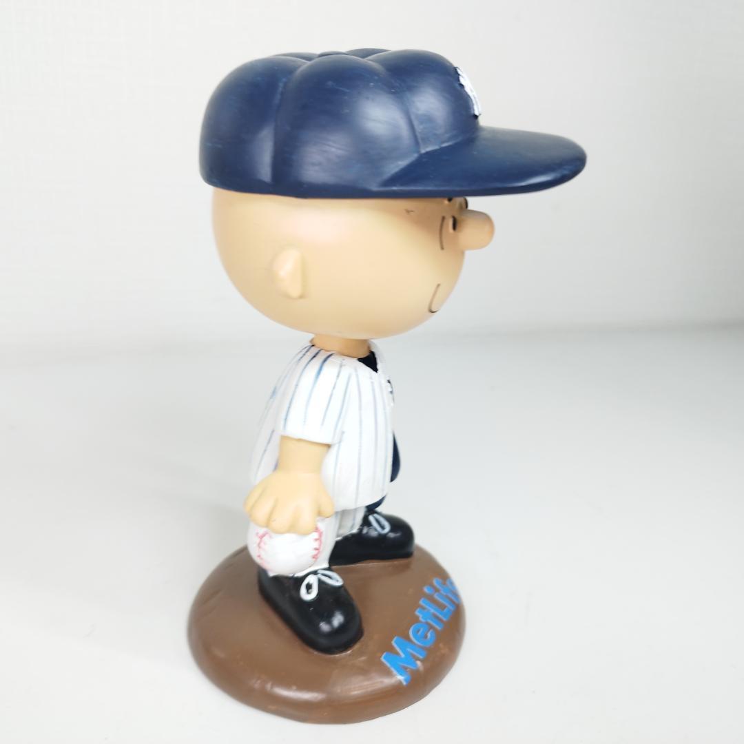 チャーリー・ブラウン ヤンキース ボブルヘッド フィギュア 非売品 美 II1Z