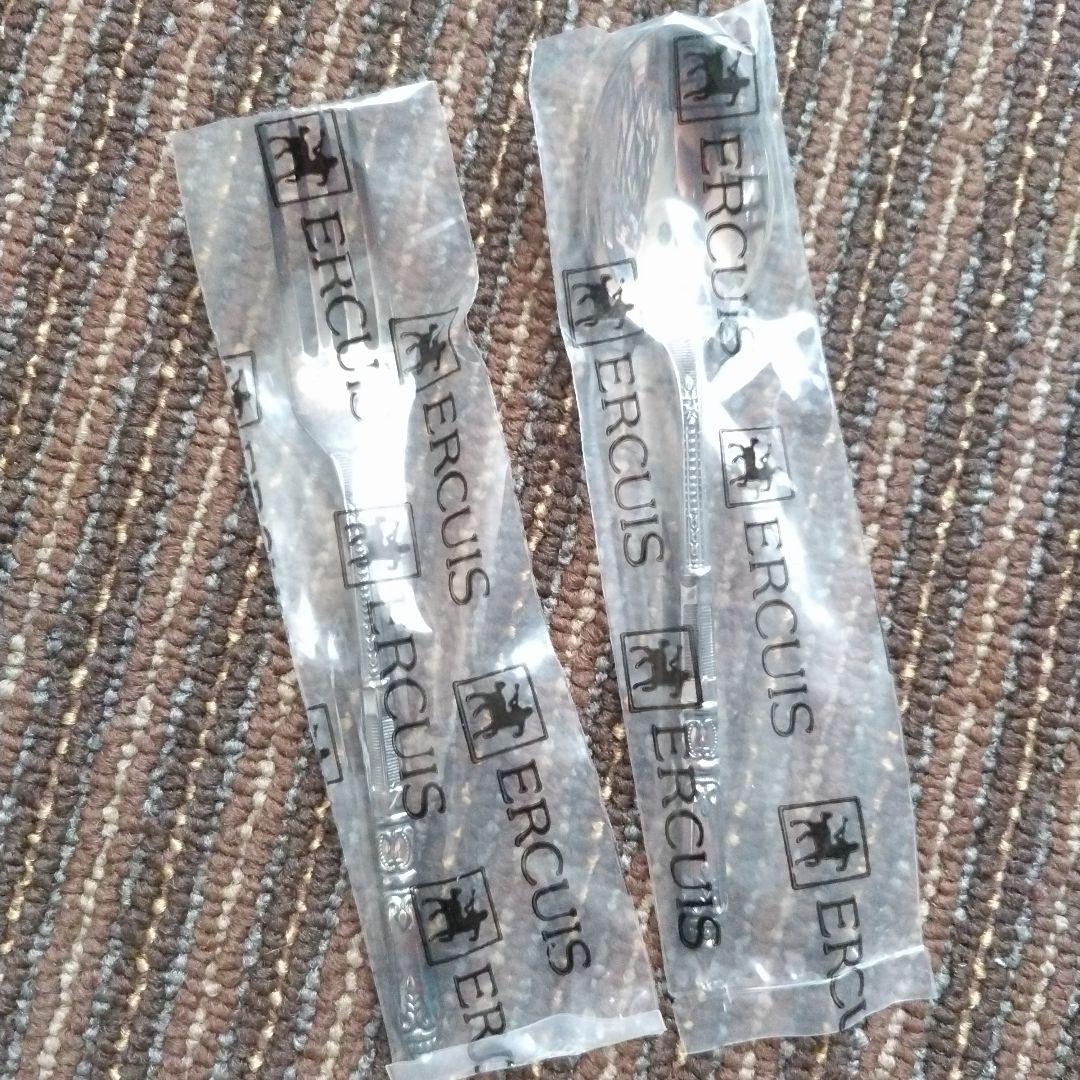 【未使用・箱入】フランス　ERCUIS　エルキューイ　スプーン＆フォークセット