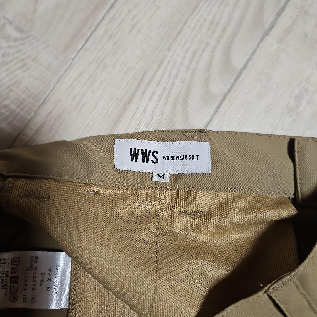 断*中様 未使用　WWS Biz フルレングスストレートパンツ　ベージュ　サイズ