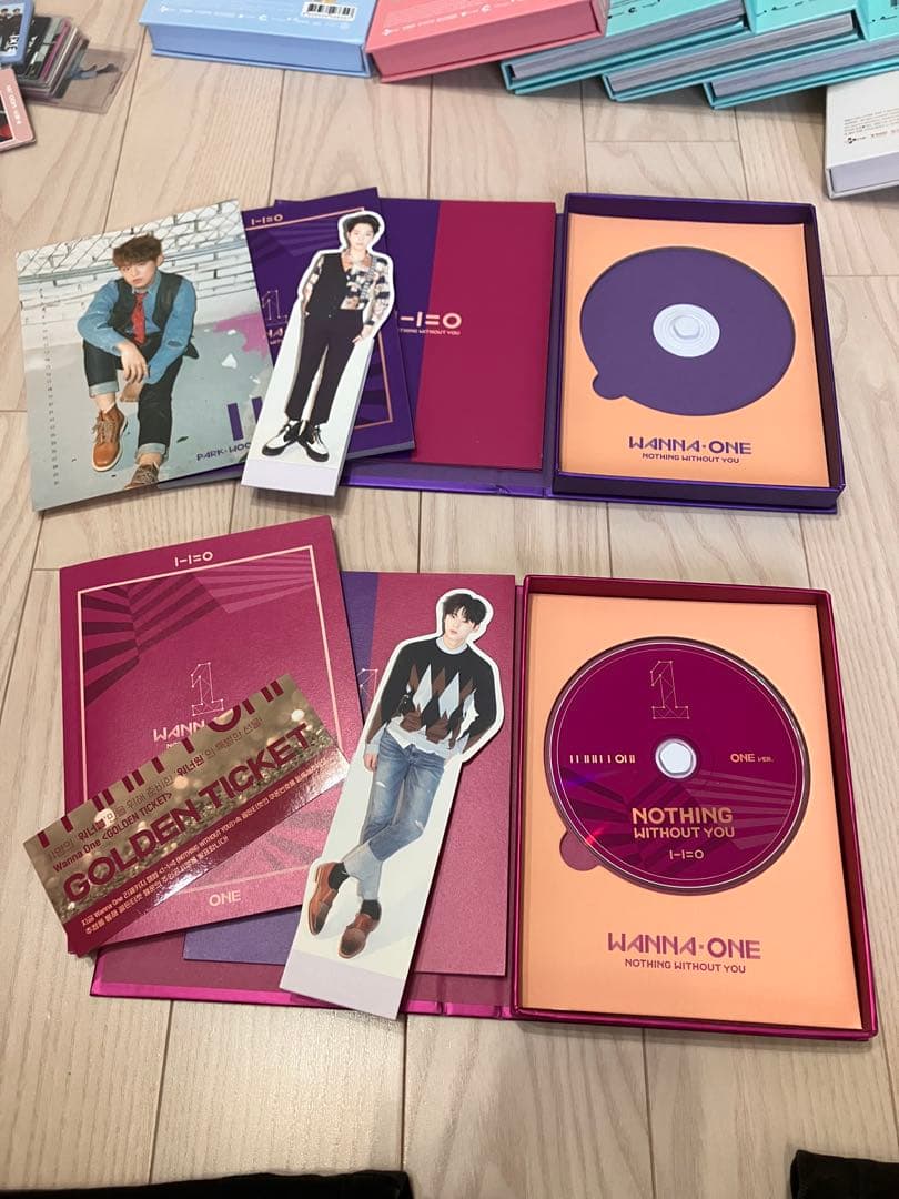 Wanna One CDアルバムセットと特典