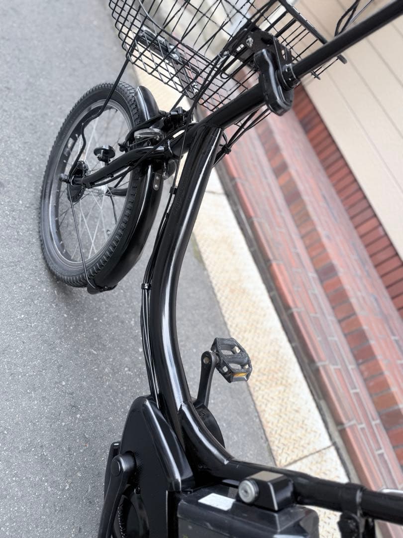 子供乗せ　ヤマハ　電動アシスト自転車 チャイルドシート付き ブラック