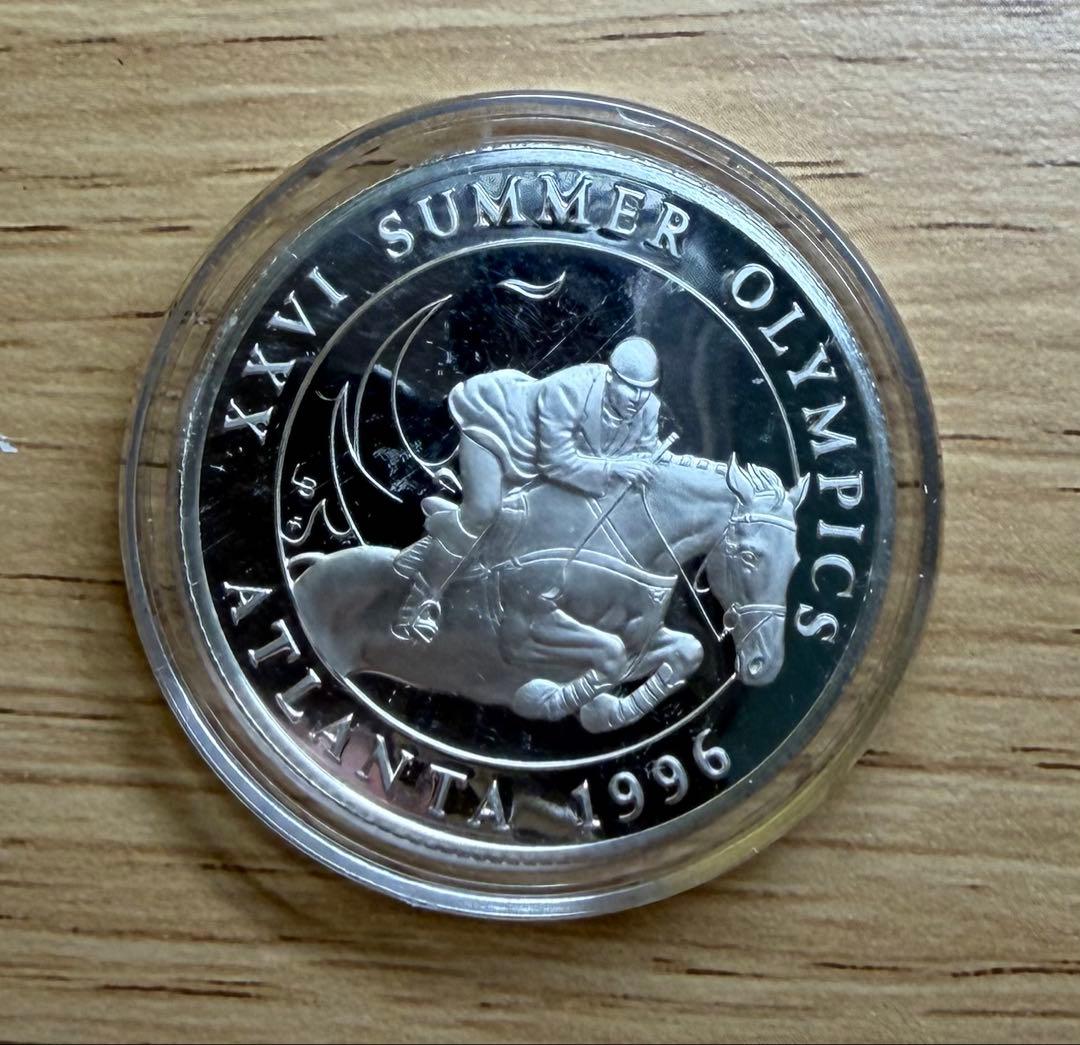 公式オリンピック100年記念銀貨　品位SV925　1オンス　20クラウン