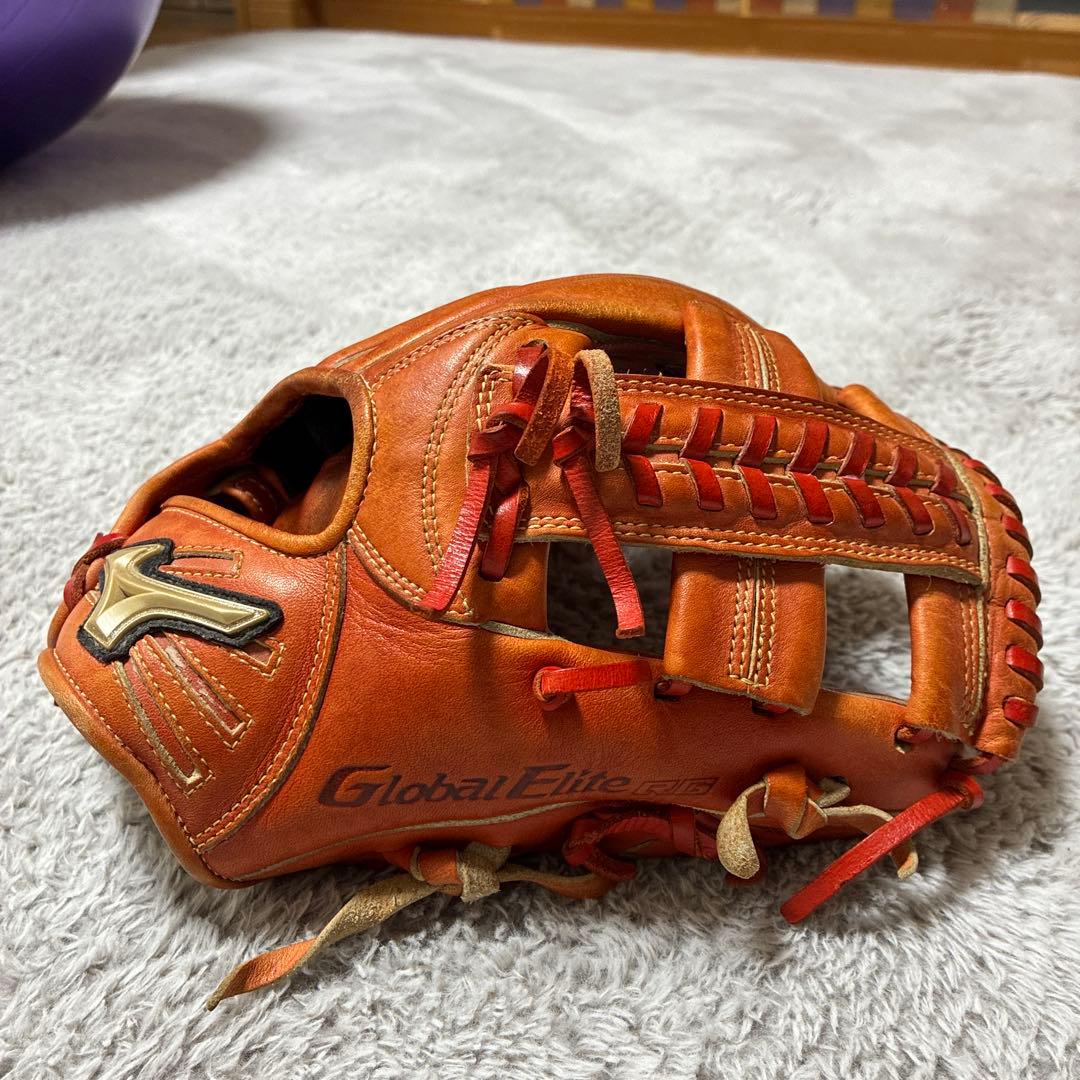 Mizuno Global Elite オレンジグローブ