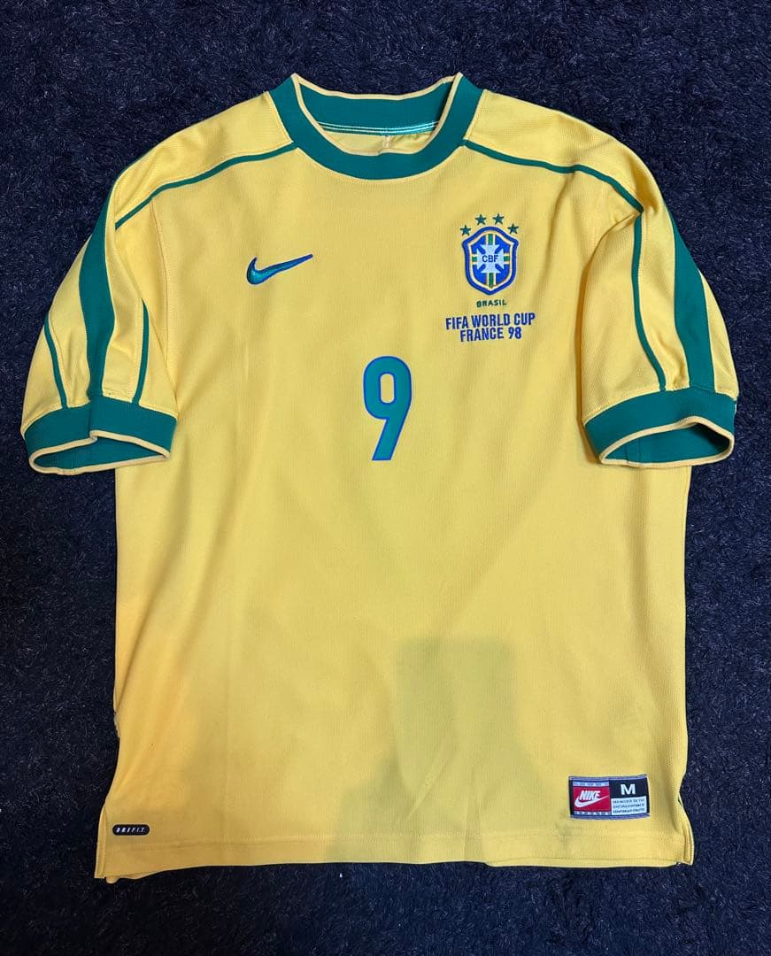 1998年ブラジル代表　ユニフォーム　ロナウド　M