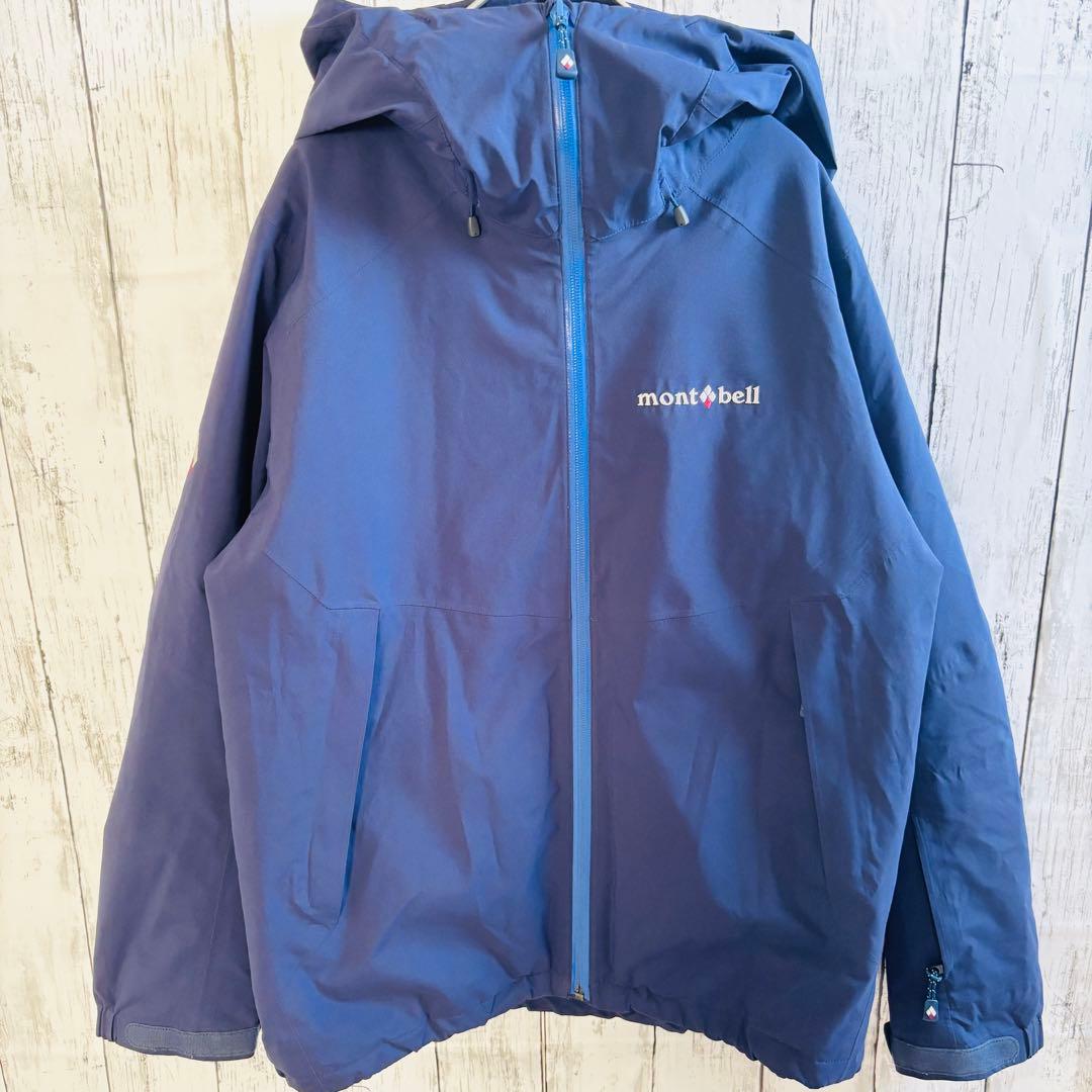 ◆543　良品　モンベル　パウダーステップパーカ　スキーウェア　雪山　ボード　M