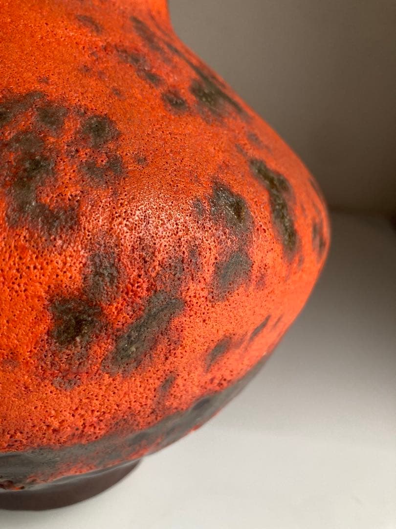 ファットラバ　 西ドイツ フラワーベース　花瓶 ミッドセンチュリー　28cm