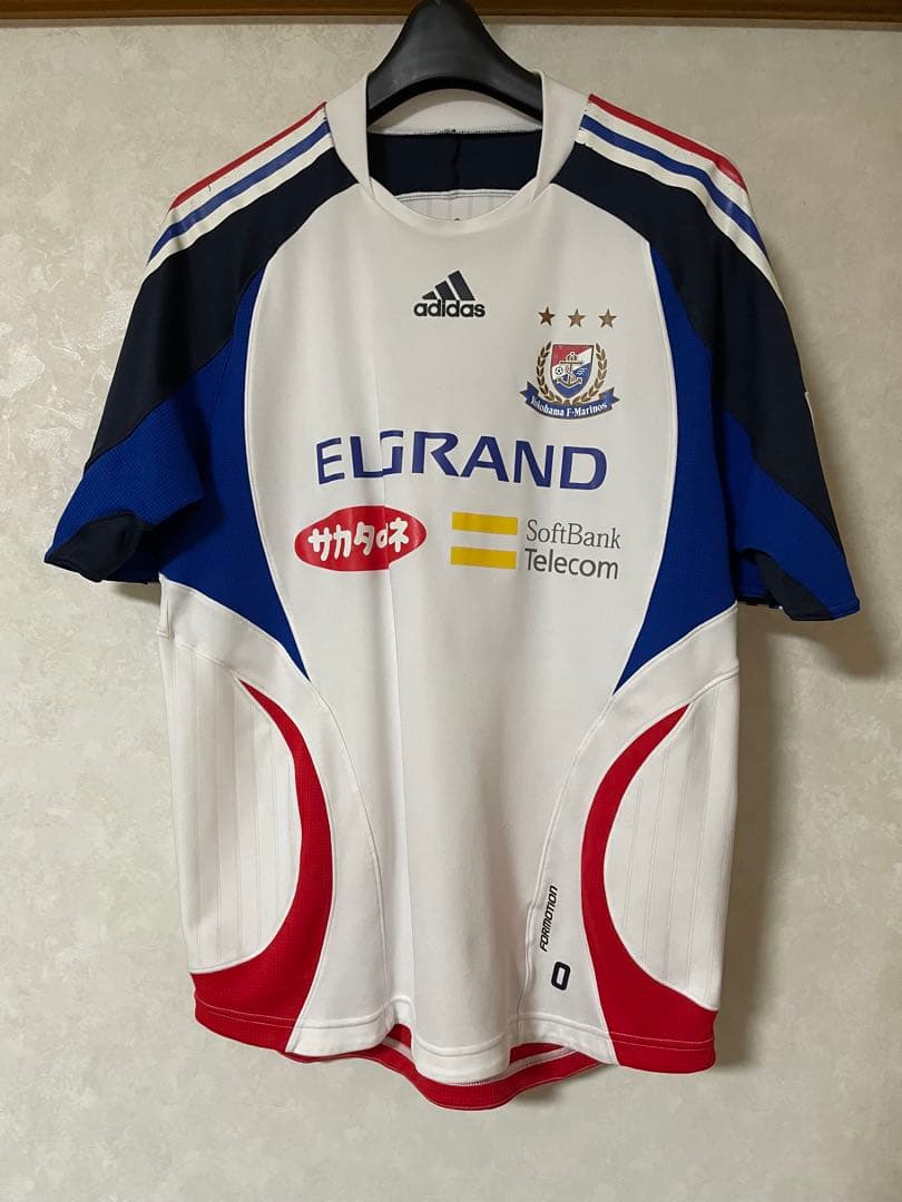 横浜マリノス　Oサイズ　サッカー　トレーニングウェア　adidas 希少