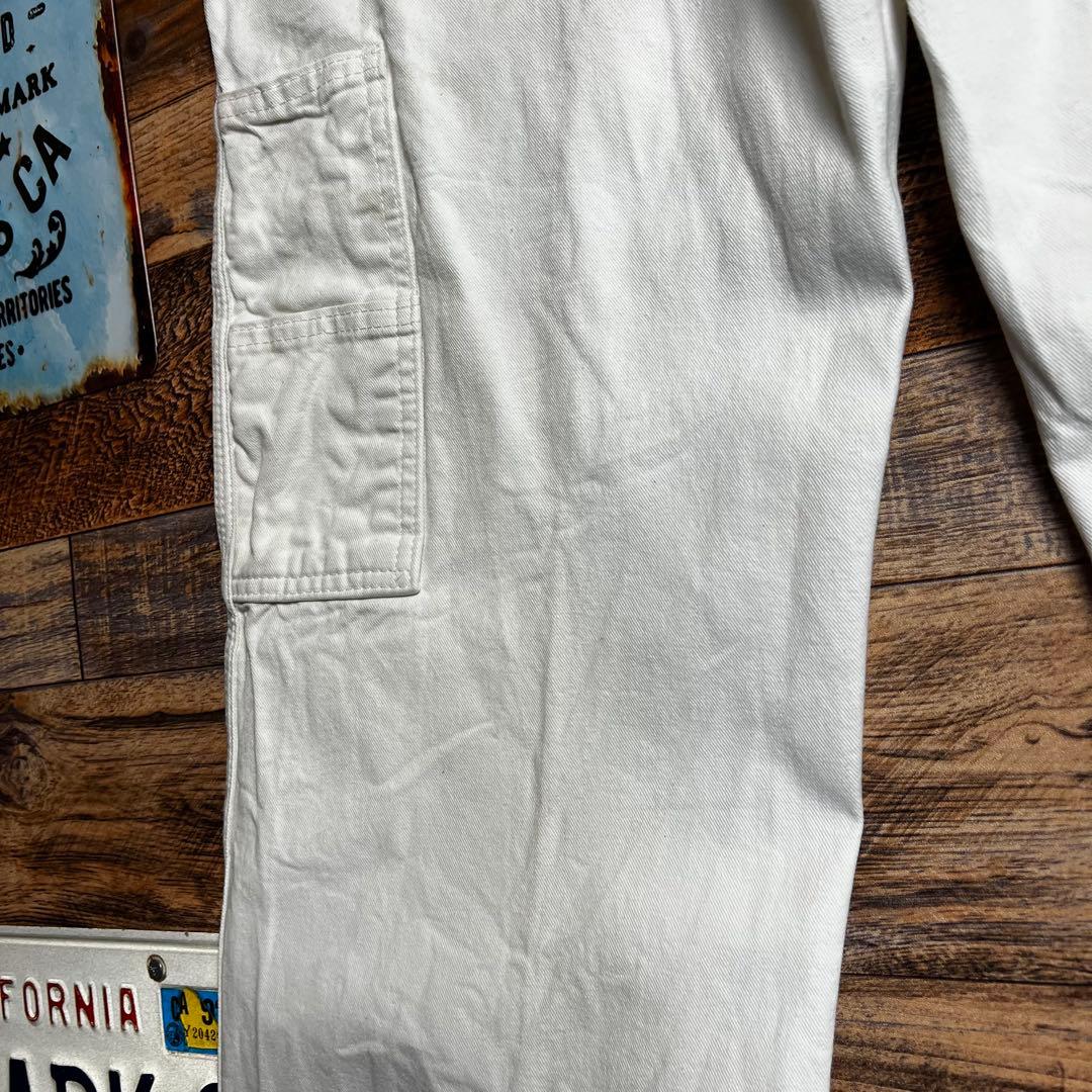 テ*ラ様 Dickies ペインターパンツ W34 ホワイト ワークパンツ 古着