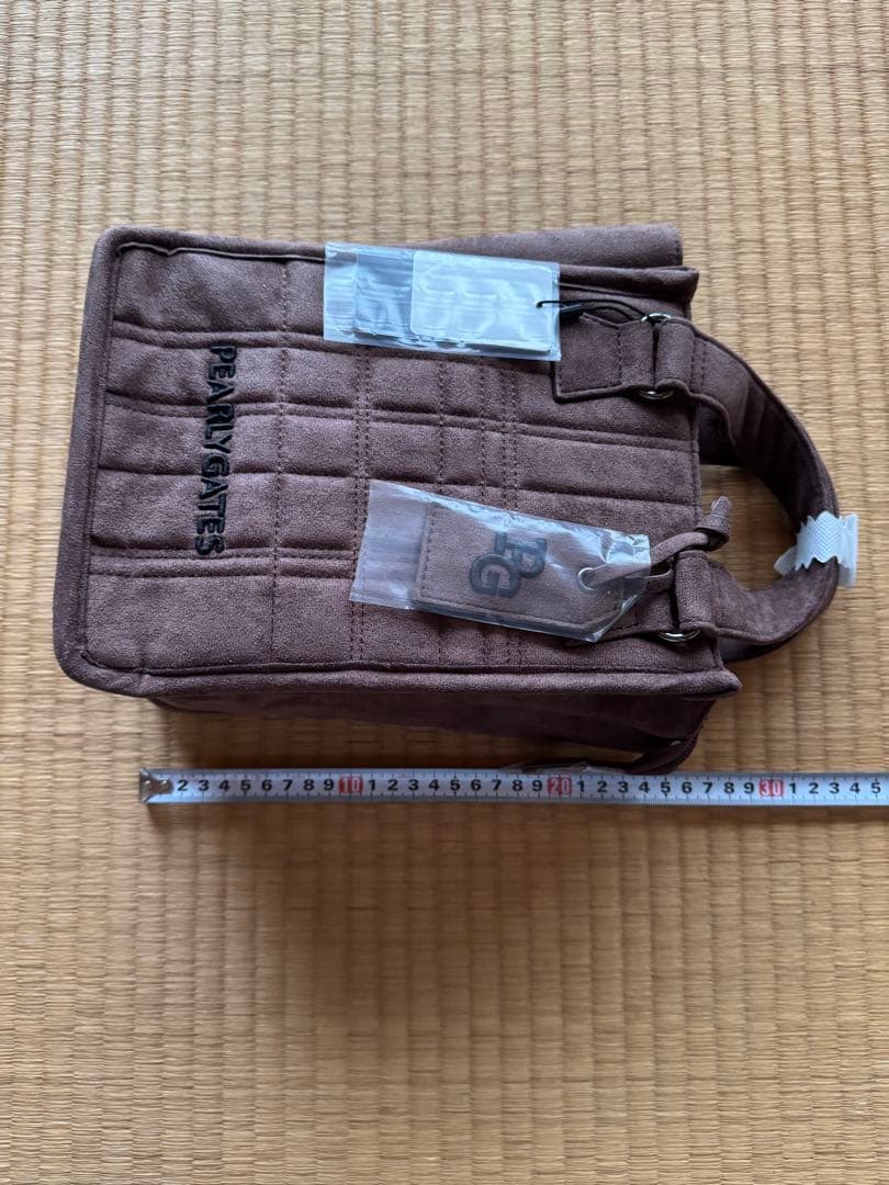 パーリーゲイツ　カートバック　ショルダーバック　スエード