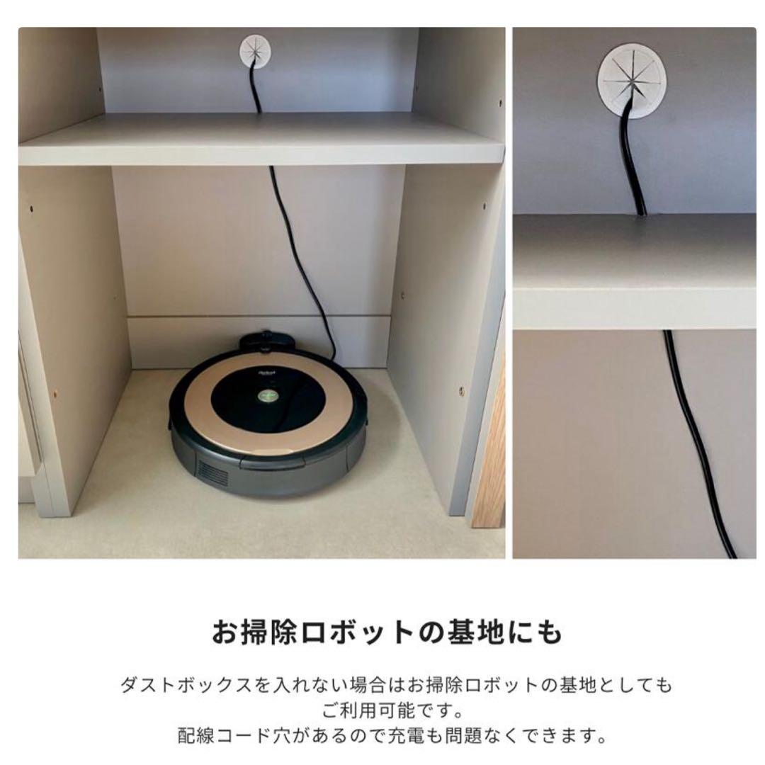グレーのキッチンカウンター 幅189cm