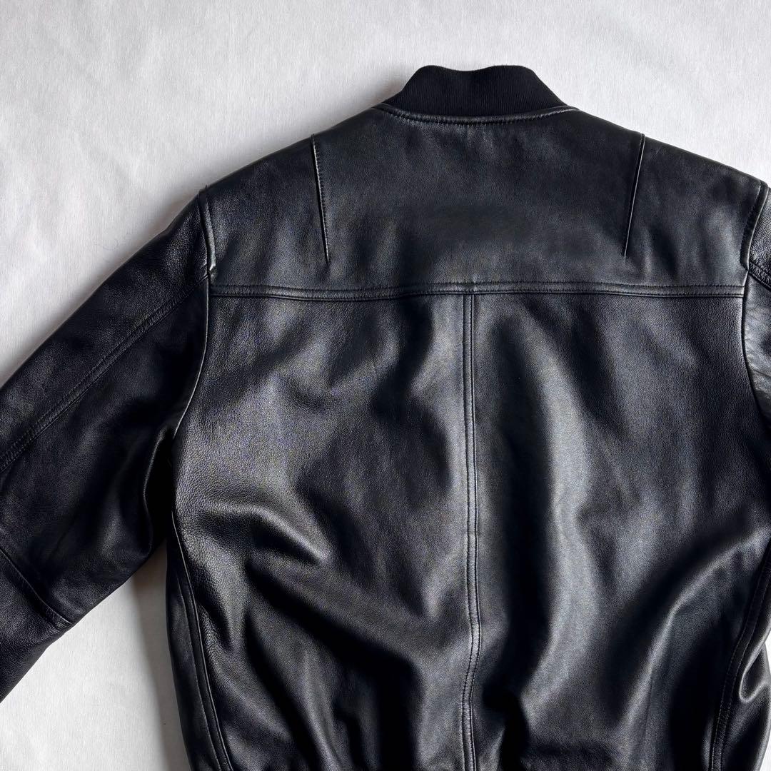 ジャケット・アウター 00s TETE HOMME sheep leather blouson BLK