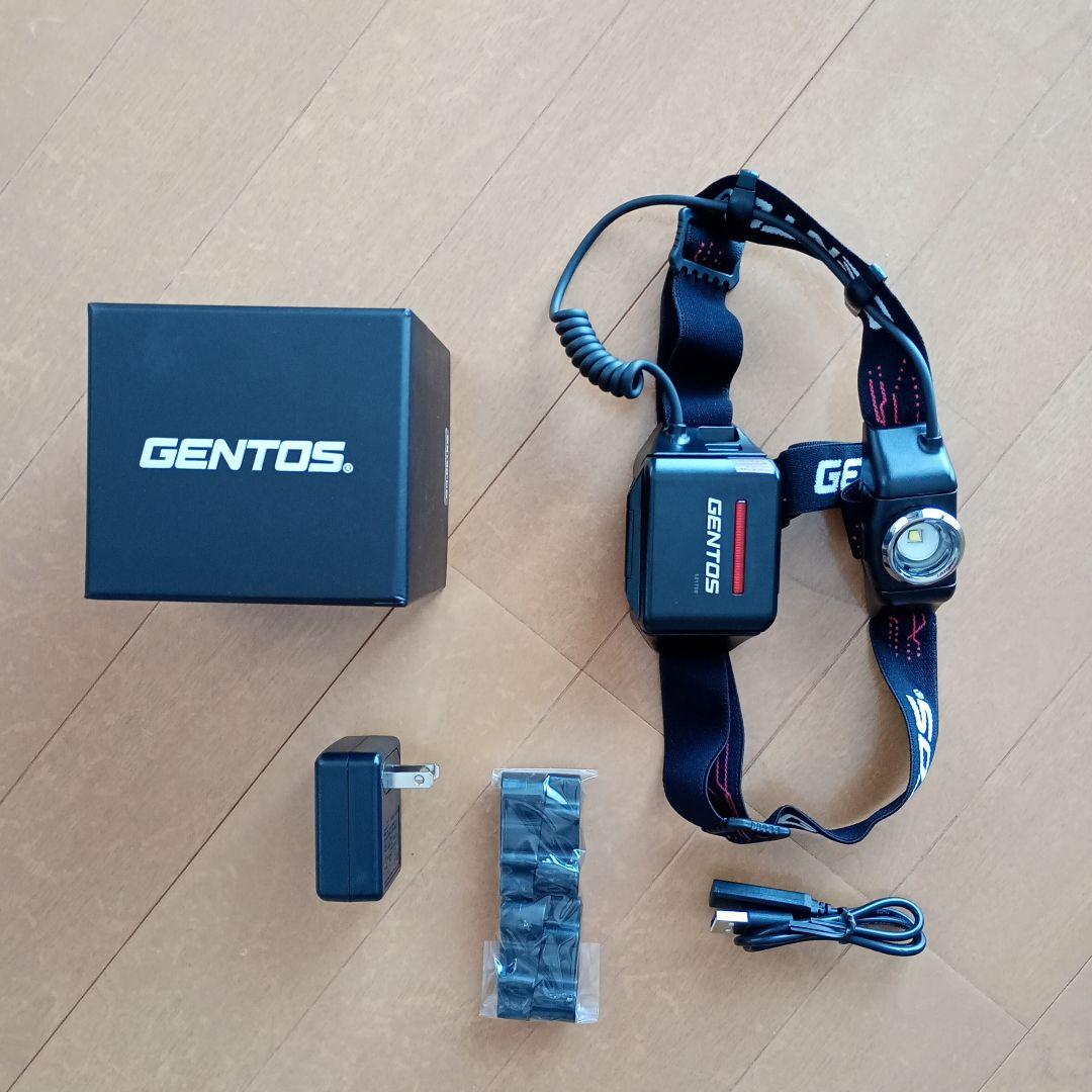 GENTOS LEDヘッドライト USB充電式　GH-001RG　新品未使用