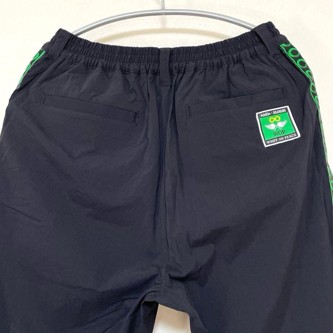 【新品 タグ付き】 roarguns / AddElmサイドラインパンツ 2 黒