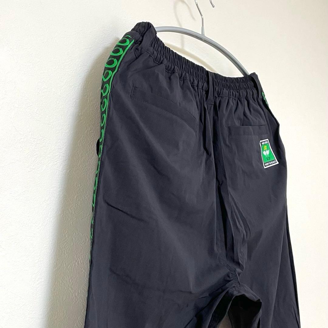 【新品 タグ付き】 roarguns / AddElmサイドラインパンツ 2 黒