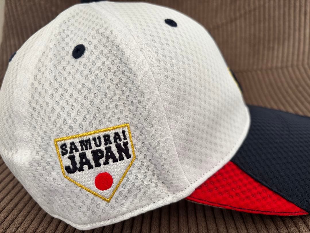 SAMURAI JAPAN キャップ ホワイト/ネイビー/レッド