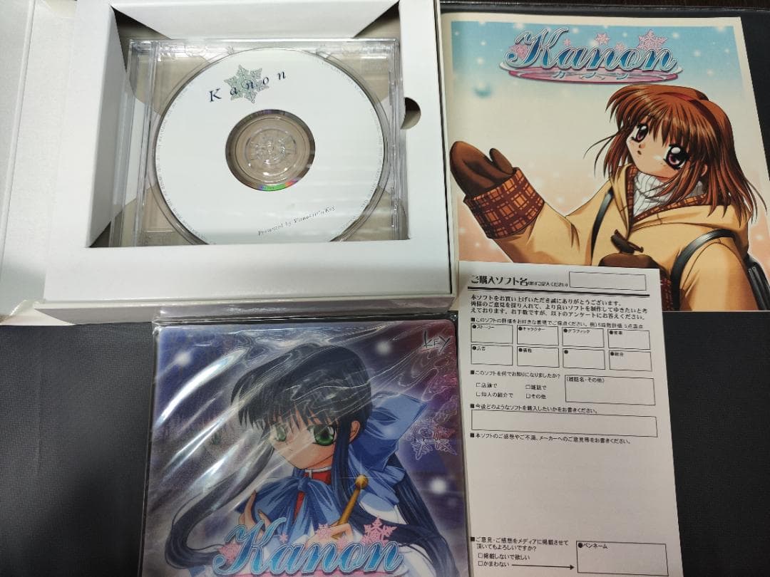 ビジュアルアーツKey Kanon通常版+CD等セット